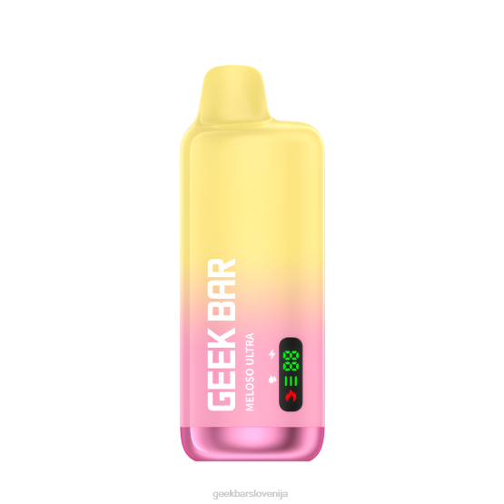 B8PD96 Geek Bar Meloso sočen breskov led - GEEK BAR nikotin - ultra vape za enkratno uporabo