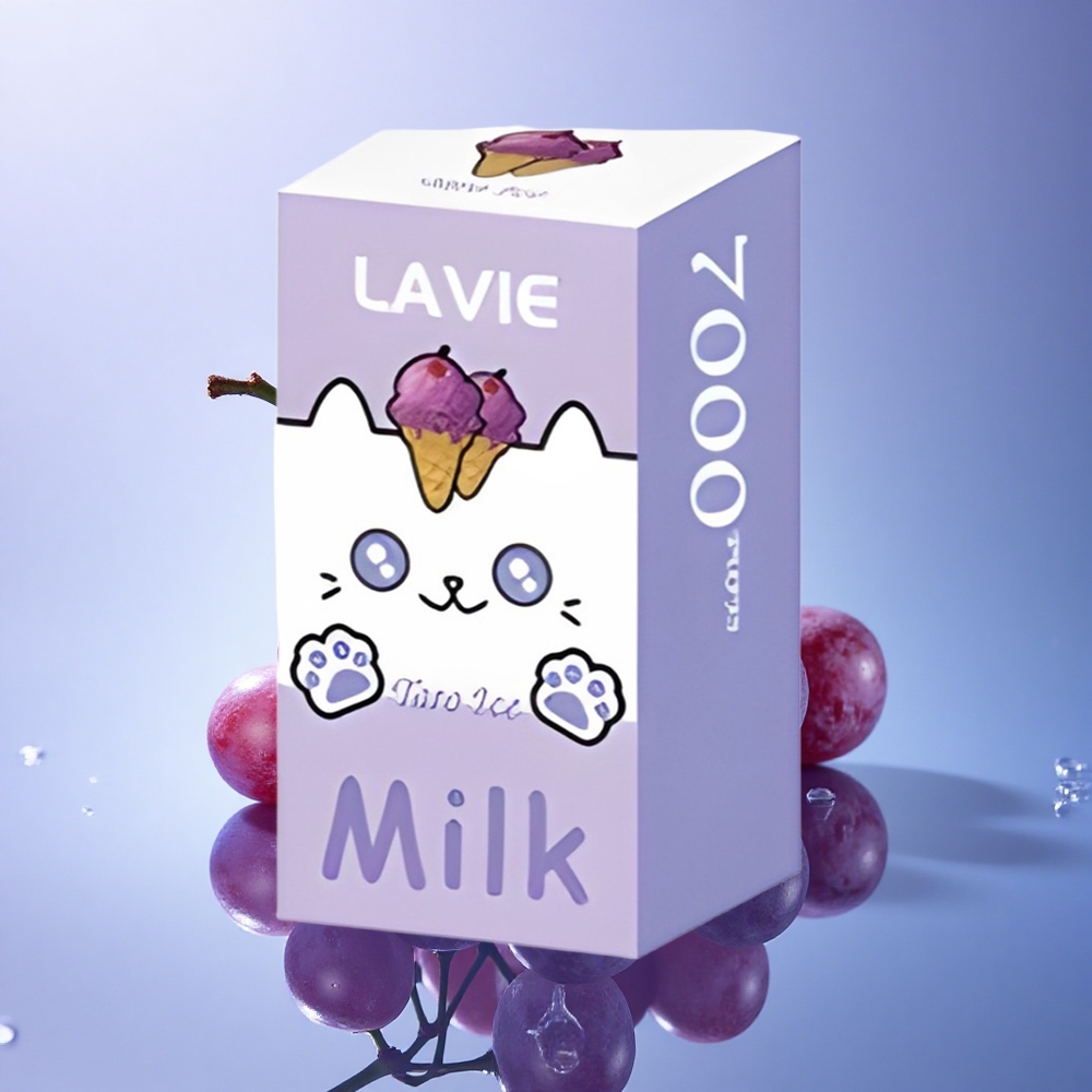 Lavie Milk 7000 Puffs Grozdov Led 16ML 600mAh