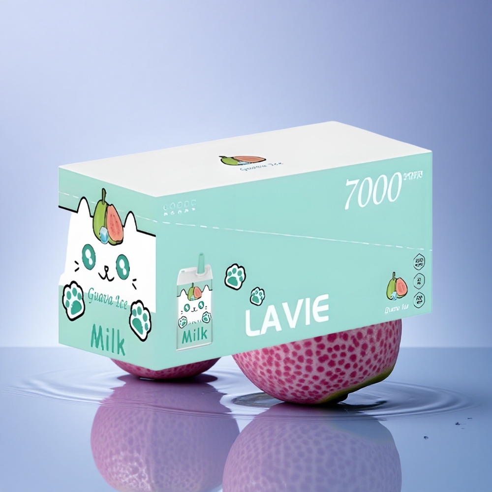 Lavie Milk 7000 Puffs Gvajva Led 16ML 600mAh