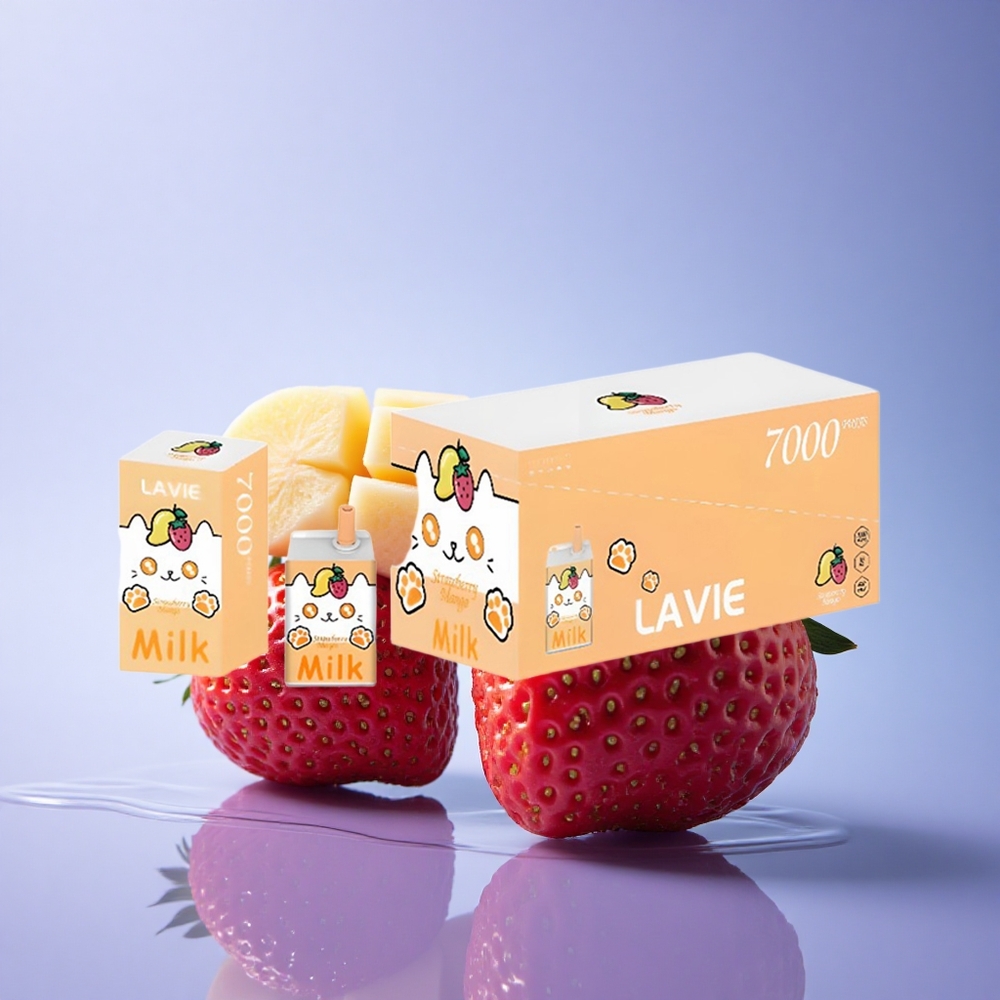 Lavie Milk 7000 Puffs Jagoda Mango 0% nikotina 600mAh