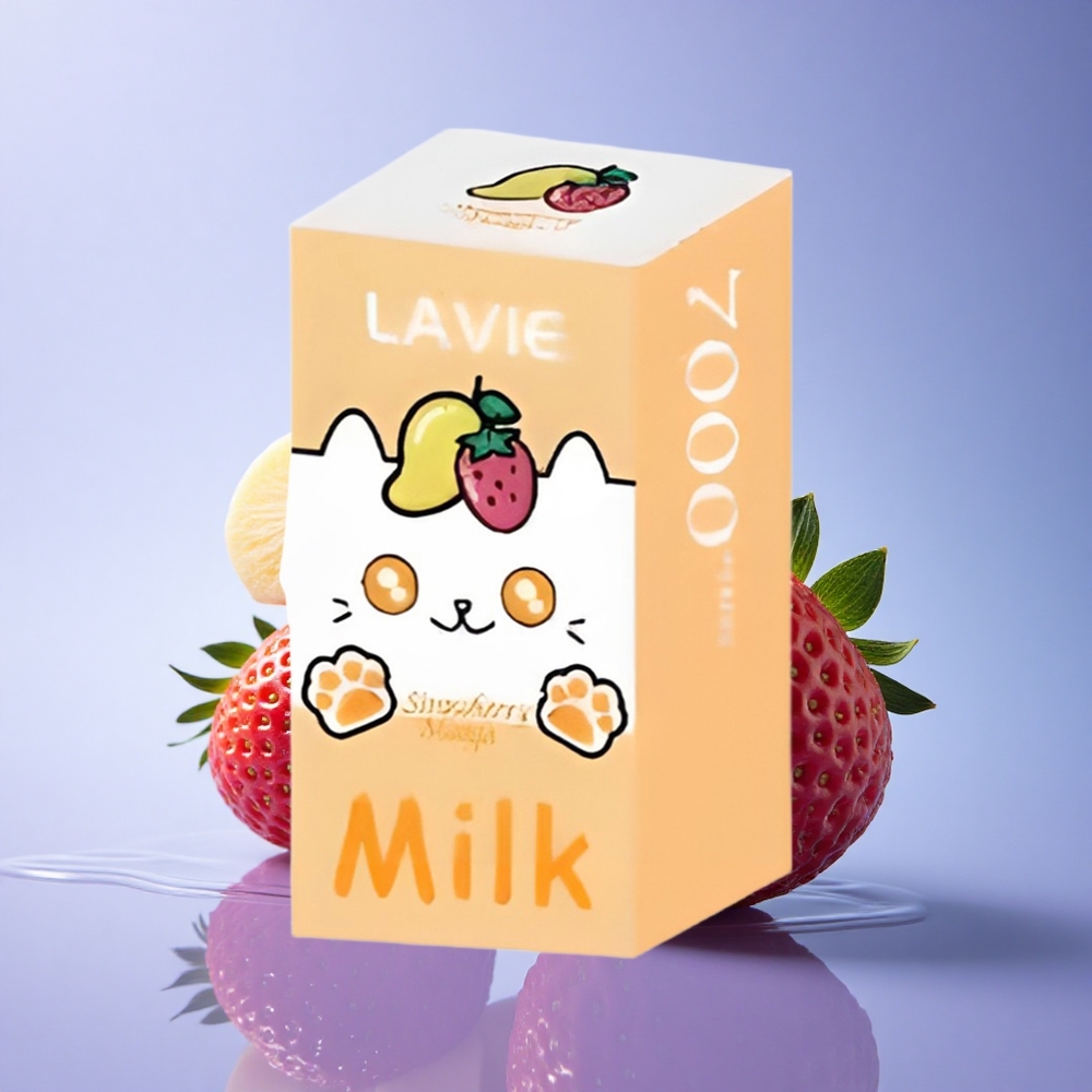 Lavie Milk 7000 Puffs Jagoda Mango 0% nikotina 600mAh