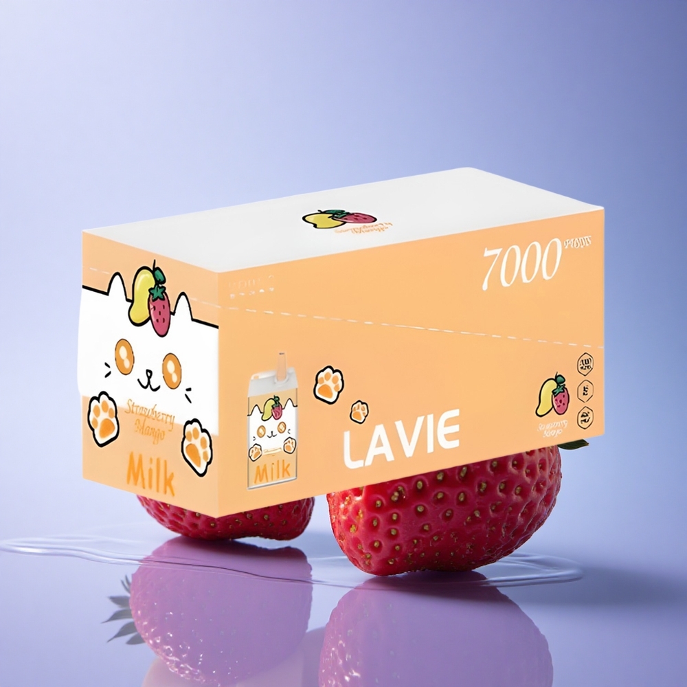 Lavie Milk 7000 Puffs Jagoda Mango 0% nikotina 600mAh