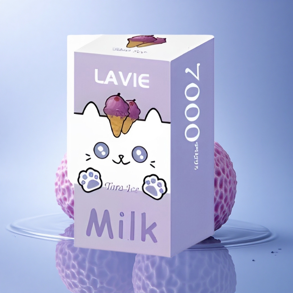 Lavie Milk 7000 Puffs Taro Ledeni 600mAh 16ML