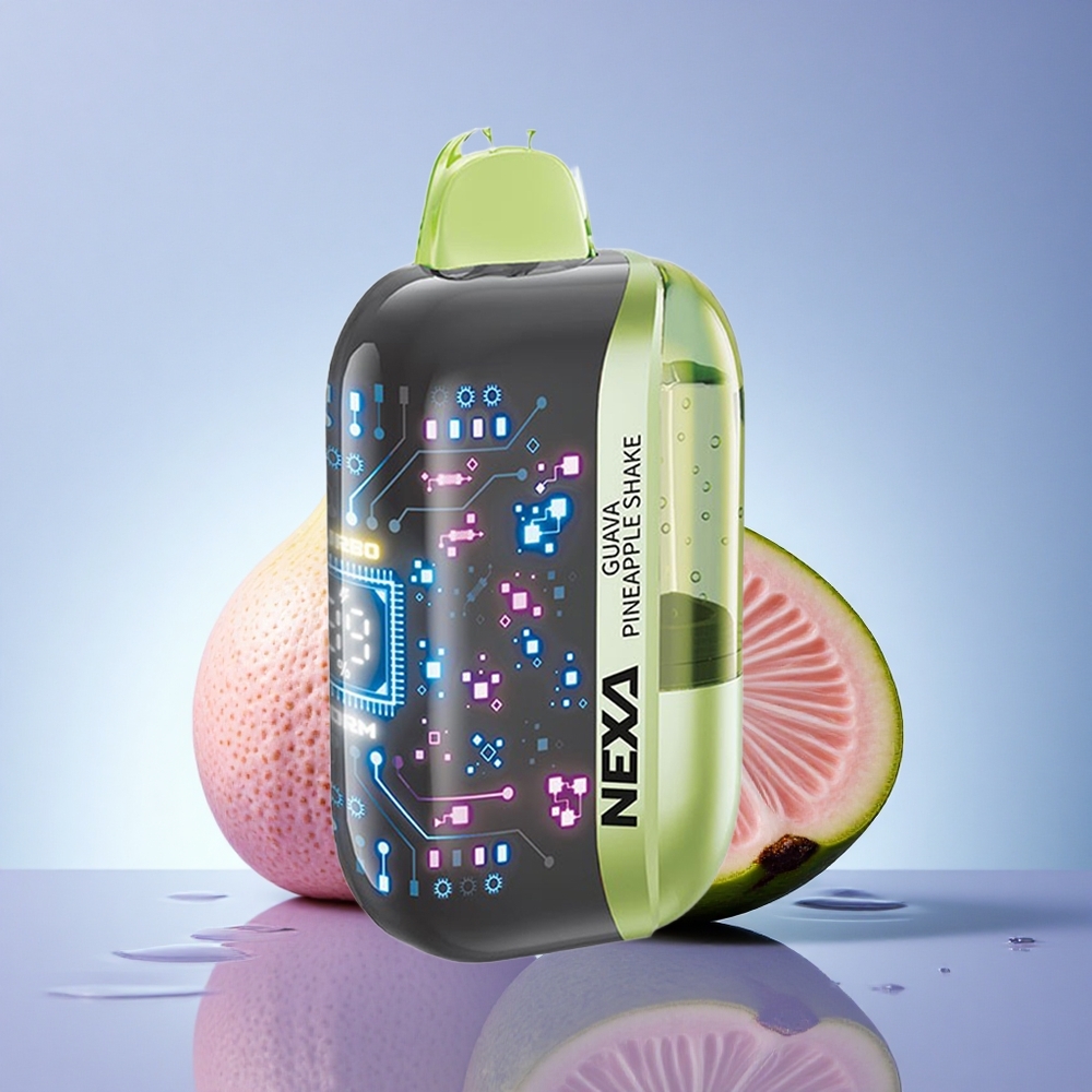 NEXA Ultra 50000 Puffs Ananasova Guava Napitnica z 5% Nikotina in 800mAh Baterijo