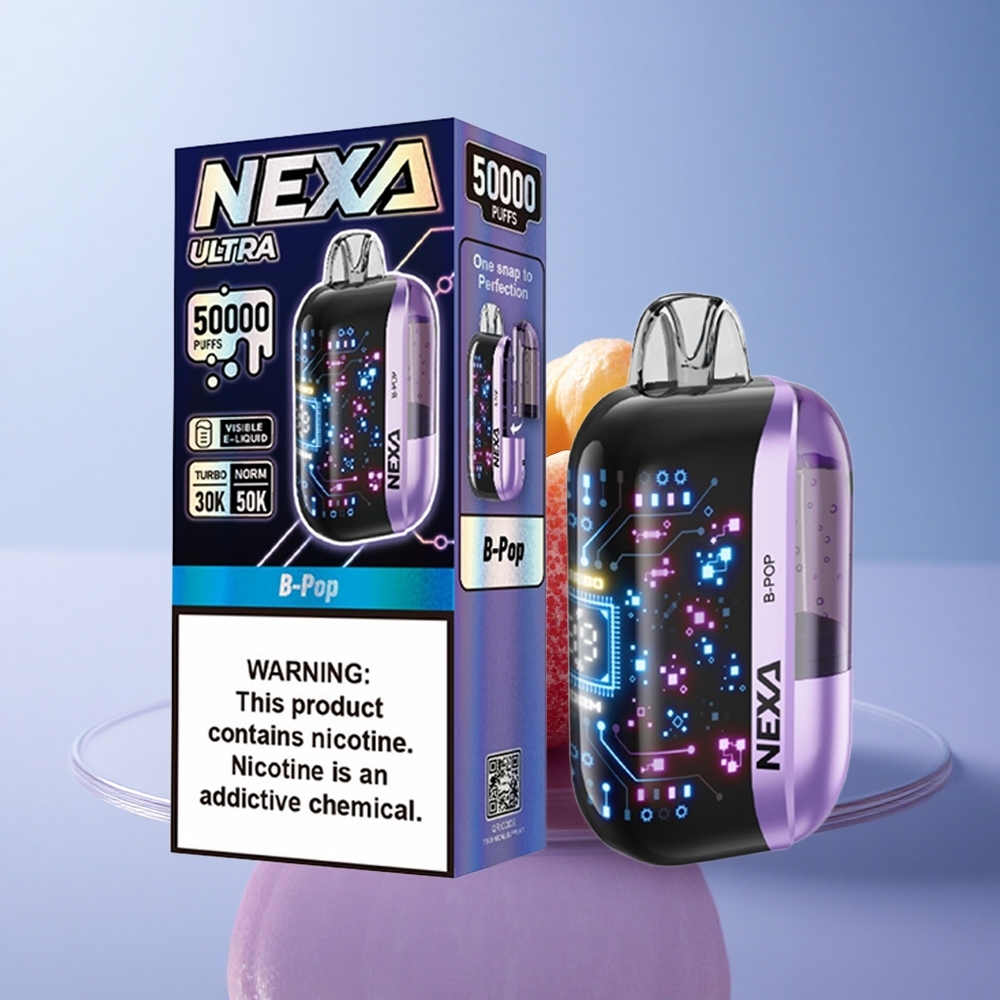 NEXA Ultra 50000 Puffs B-Pop Dual Mesh 20ml 5% nikotina 800mAh