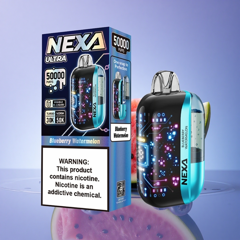 NEXA Ultra 50000 Puffs Borovnica Lubenica 20ml 5% nikotina 800mAh