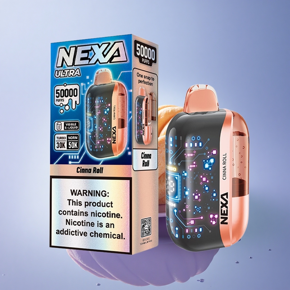 NEXA Ultra 50000 Puffs Cinna Roll 20ml Dual Mesh 800mAh