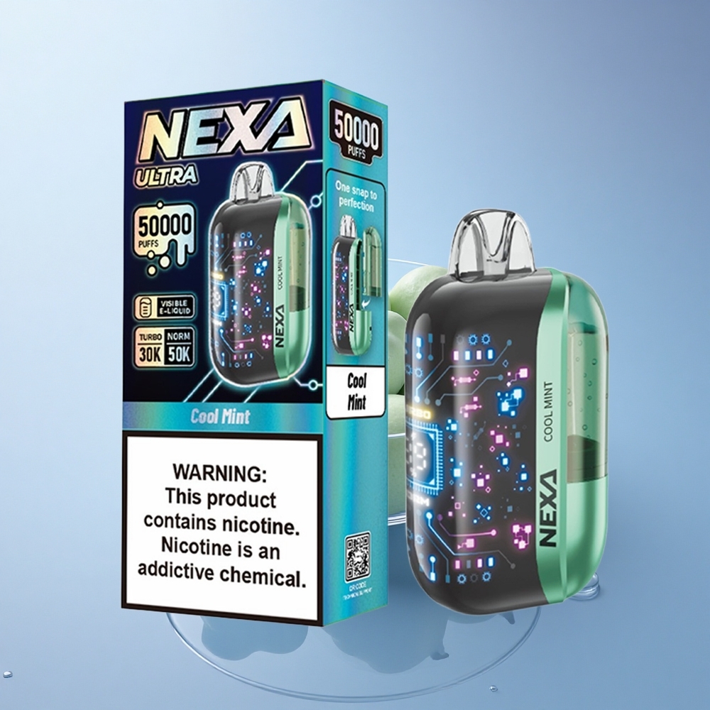NEXA Ultra 50000 Puffs Hladna Meta 20ml 5% nikotina 800mAh