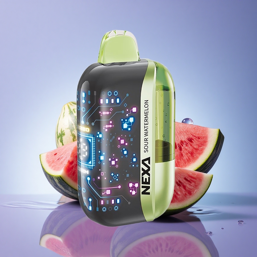 NEXA Ultra 50000 Puffs Kisli lubenik 20ml 800mAh 5% nikotina