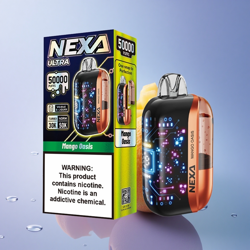 NEXA Ultra 50000 Puffs Mango Oaza z 20ml in 800mAh