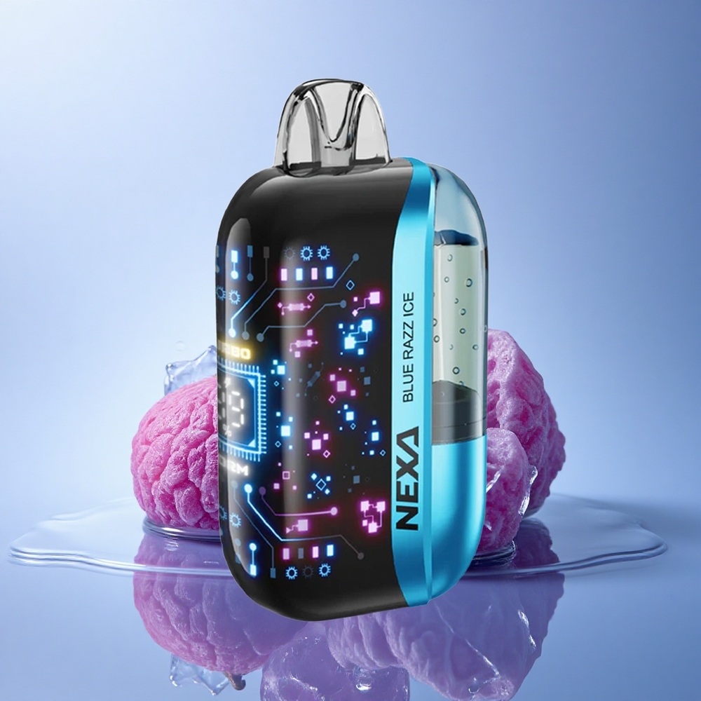 NEXA Ultra 50000 Puffs Modra Malina Led 20ml 5% Nikotina 800mAh