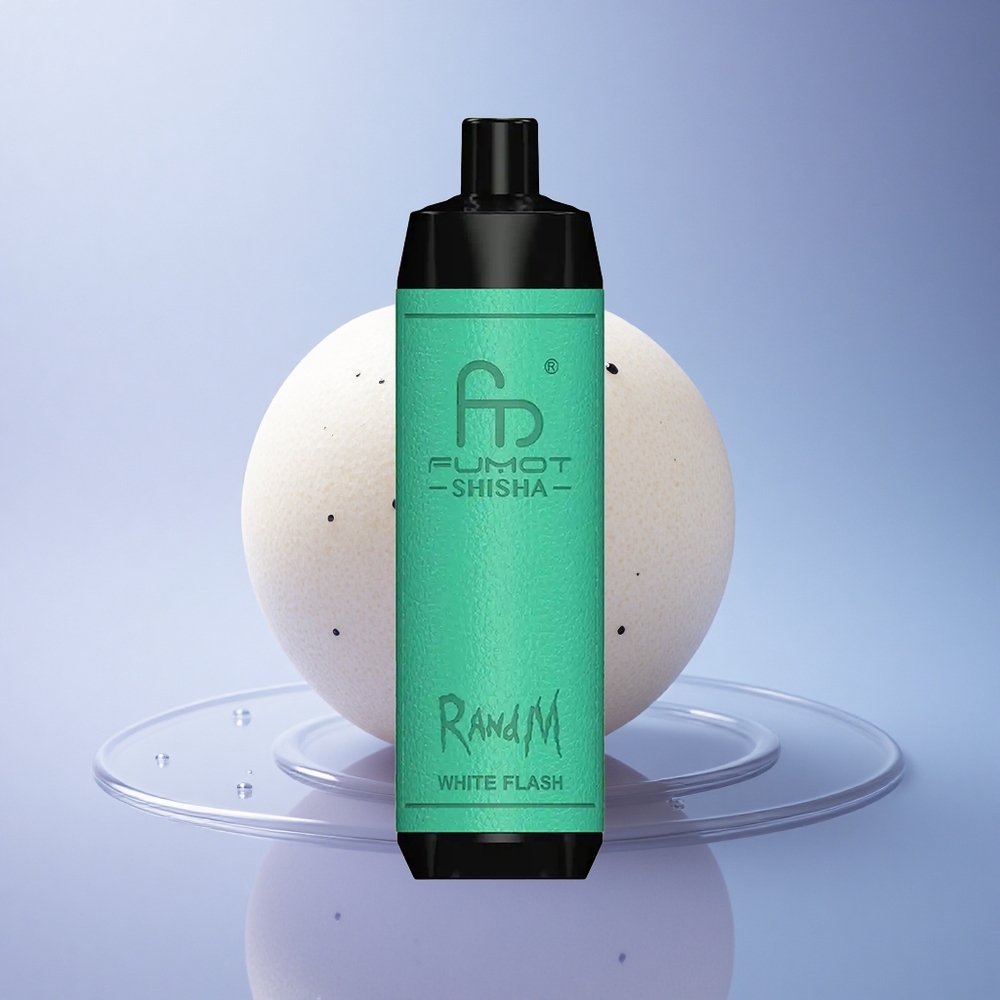 RandM Fumot Shisha 10000 Puffs Bela Iskra z 850 mAh in 0,5% nikotina