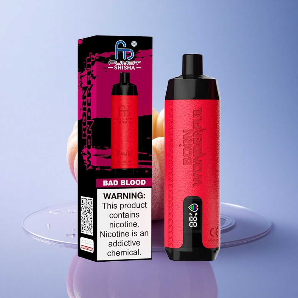 RandM Fumot Shisha 10000 Puffs Slaba Kri z 18ml E-tekočine in 0,5% Nikotina