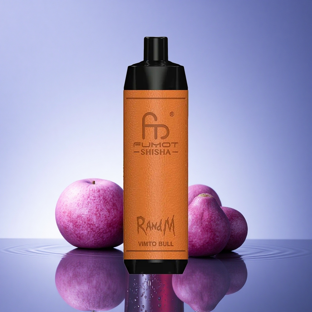 RandM Fumot Shisha 10000 Puffs Vimto Bik 18ml Prednapolnjena E-tekočina 850 mAh 0.5% Nikotina