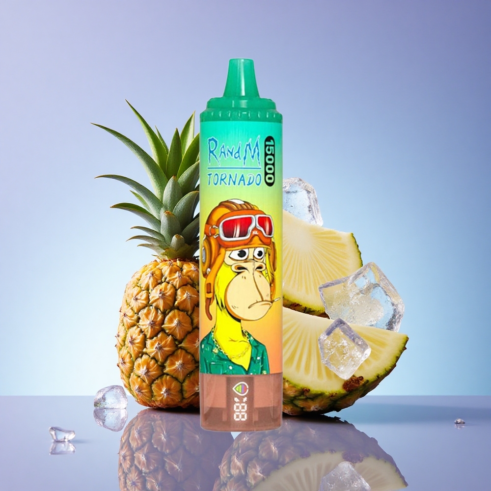 RandM Fumot Tornado 15000 Puffs Ananasov Led 25ml 850mAh