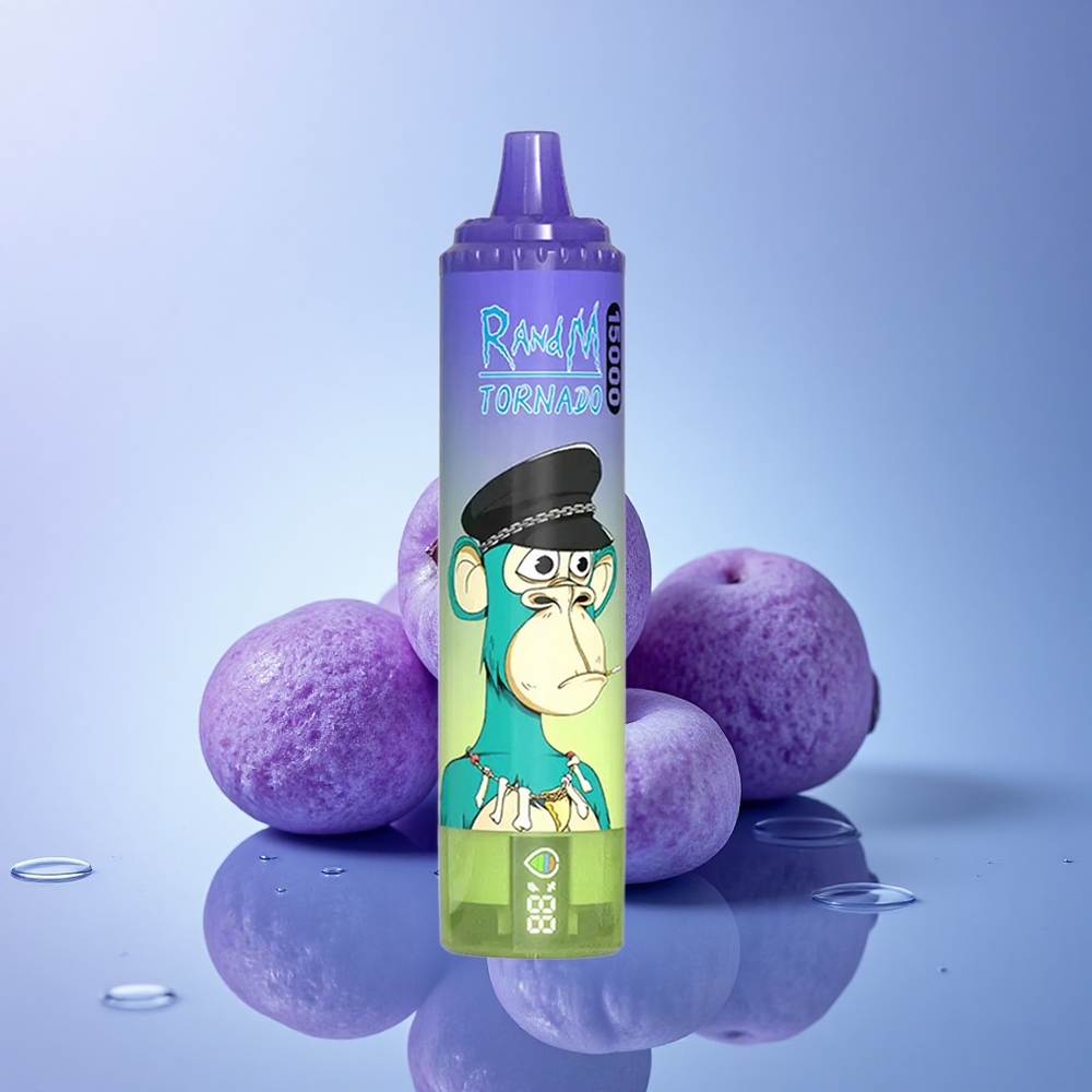 RandM Fumot Tornado 15000 Puffs Borovnični Mehurčki z 25ml in 850mAh