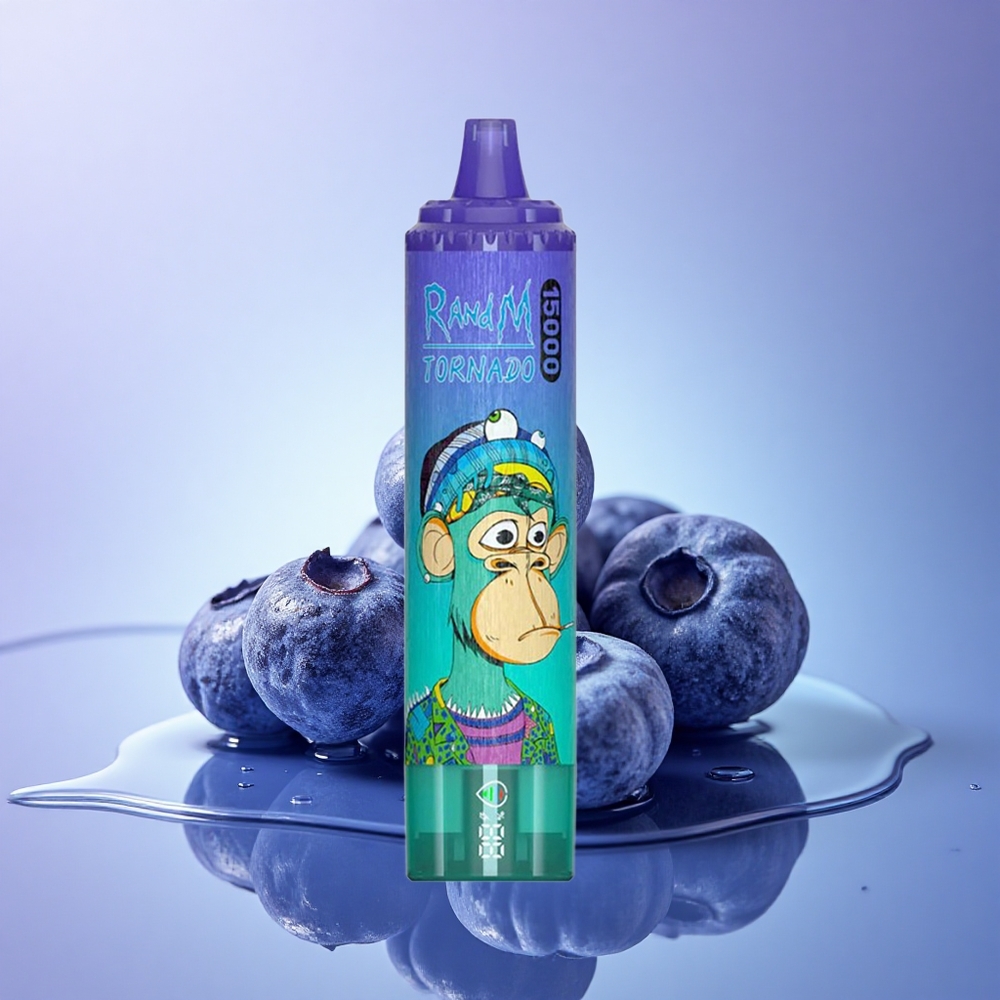RandM Fumot Tornado 15000 Puffs Borovnica Na Ledu z 25ml in 850mAh