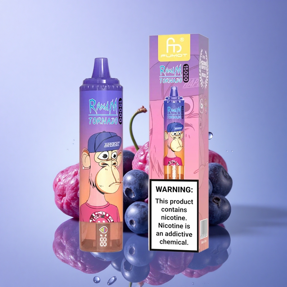 RandM Fumot Tornado 15000 Puffs Borovnica Češnja Brusnica 25ml 850mAh