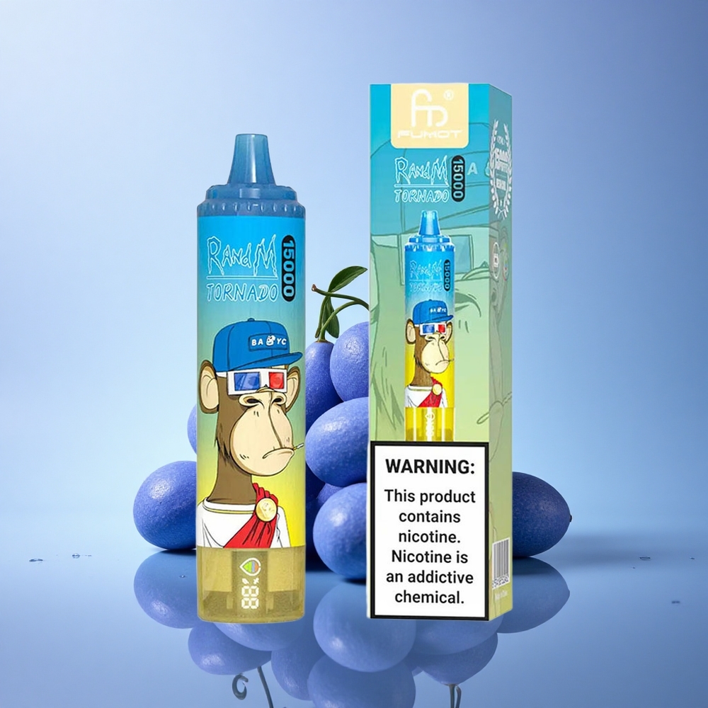 RandM Fumot Tornado 15000 Puffs Gospod Modri 25ml 850mAh Mesh