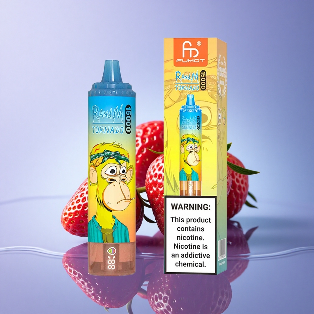 RandM Fumot Tornado 15000 Puffs Jagoda 25ml 850mAh