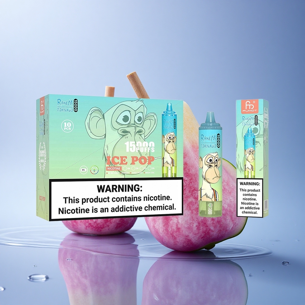 RandM Fumot Tornado 15000 Puffs Ledeni Sok z 25ml in 5% nikotina