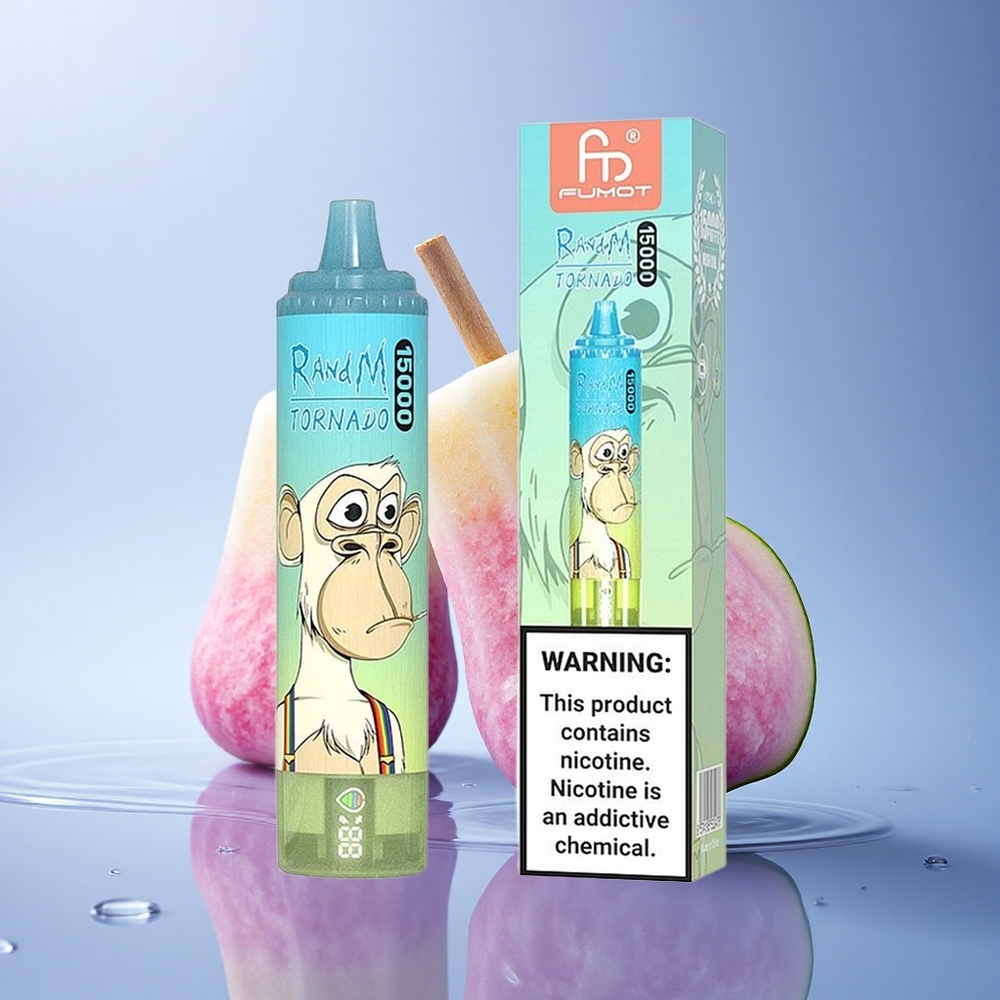 RandM Fumot Tornado 15000 Puffs Ledeni Sok z 25ml in 5% nikotina