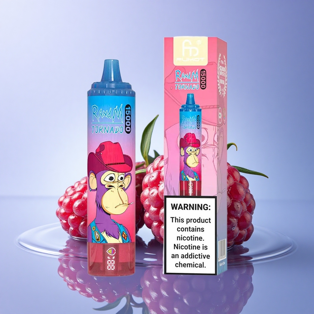 RandM Fumot Tornado 15000 Puffs Mešane Jagode 25ml 850mAh Mesh Coil