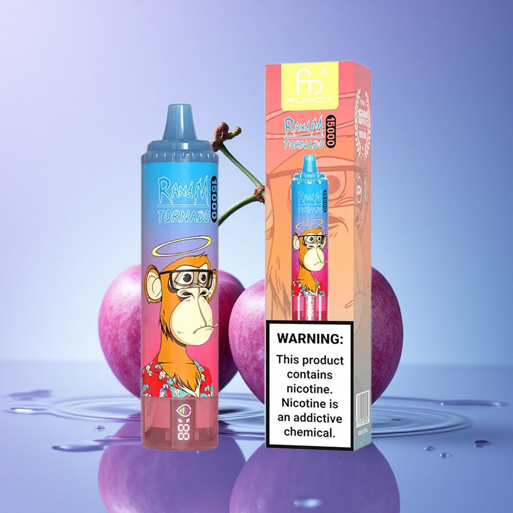 RandM Fumot Tornado 15000 Puffs Modra Malča Češnja 25ml 850mAh