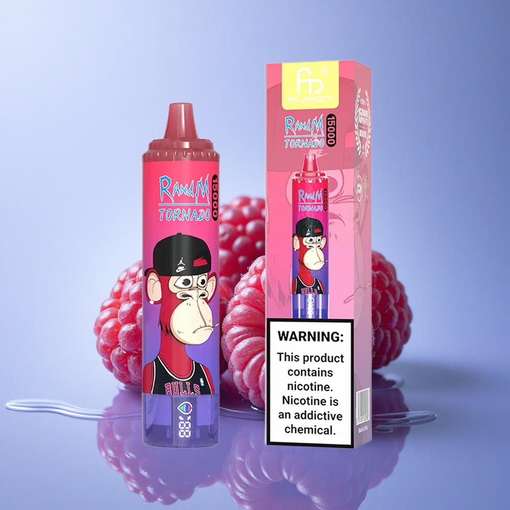 RandM Fumot Tornado 15000 Puffs Modra Malina 25ml 850mAh 0.9 Ohm