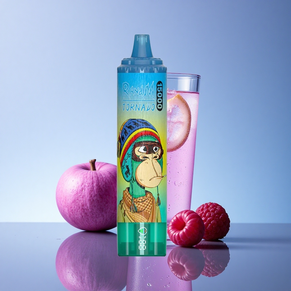 RandM Fumot Tornado 15000 Puffs Modra Malina Limonada z 25ml Tekutine