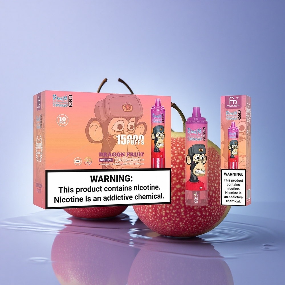RandM Fumot Tornado 15000 Puffs Pitahaja 25ml 850mAh