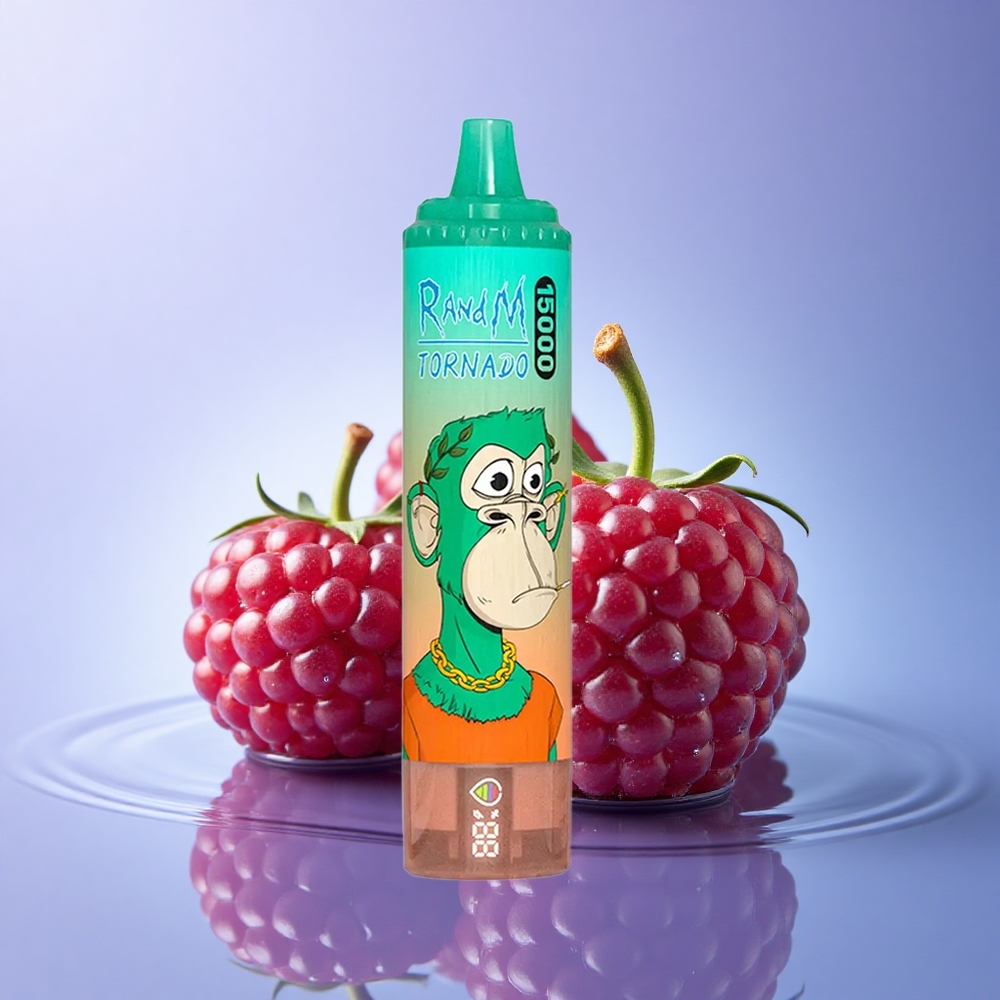 RandM Fumot Tornado 15000 Puffs Trojni Jagodični 850mAh 5% nikotina