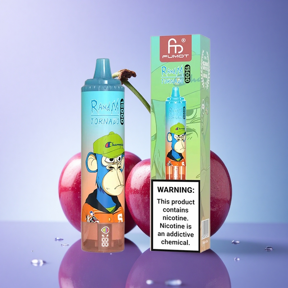 RandM Fumot Tornado 15000 Puffs Češnjeva Kola z 25ml in 850mAh