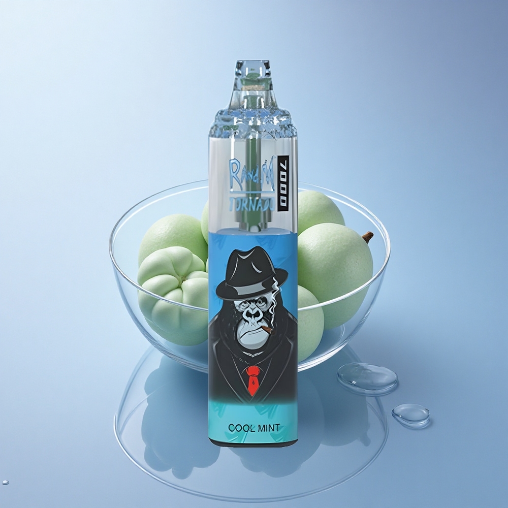 RandM Fumot Tornado 7000 Puffs Hladna Meta z 850 mAh in 5% nikotina