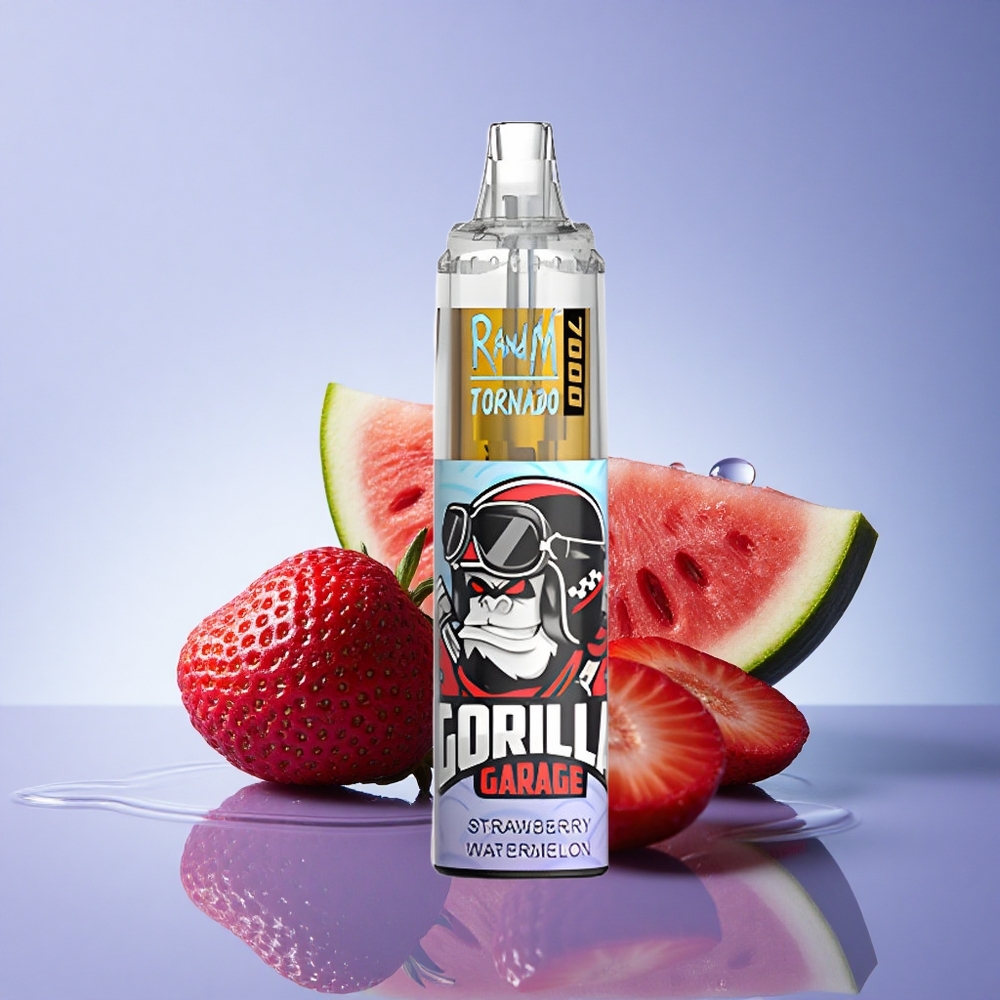 RandM Fumot Tornado 7000 Puffs Jagoda Lubenica 850mAh Zračno Nastavljiv