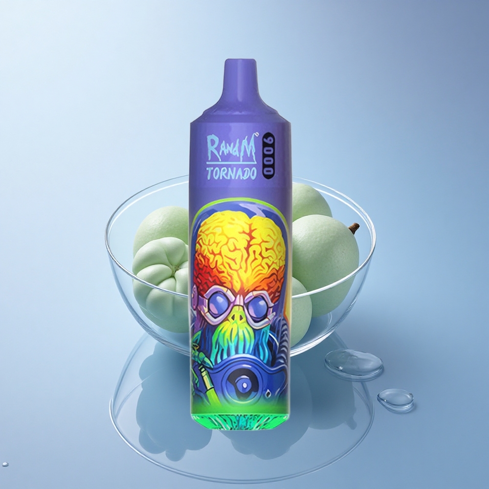 RandM Fumot Tornado 9000 Puffs Hladna Meta z 18 mL E-tekočine in 850 mAh Baterijo