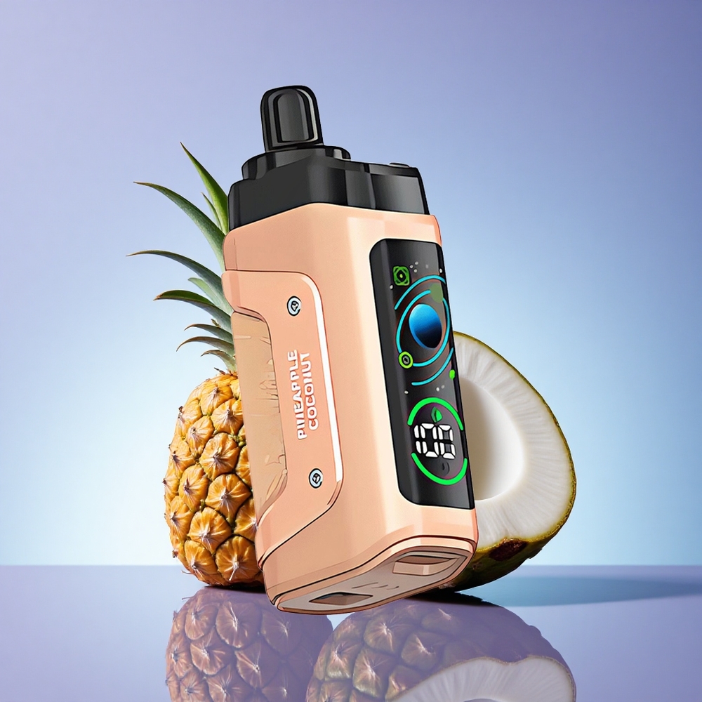 Razz Bar 45000 Puffs Ananas Kokos z 20 mg/ml nikotina in 650 mAh baterijo