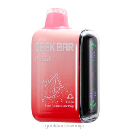 B8PD6 Geek Bar Pulse kislo jabolko pop - GEEK BAR nikotin - 50 mg
